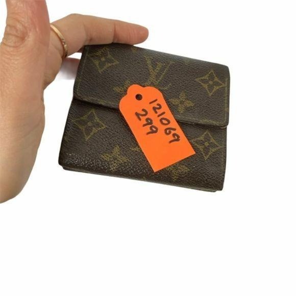 Authentic Louis Vuitton Wallet Portefeiulle Elise Trifold LV Vintage - Picture 5 of 11